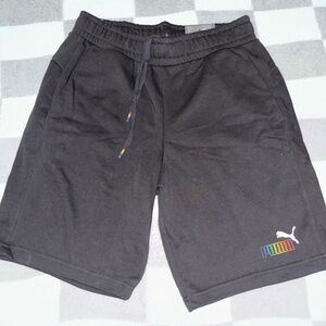 Puma Mens Essentials Rainbow Sweat Shorts
